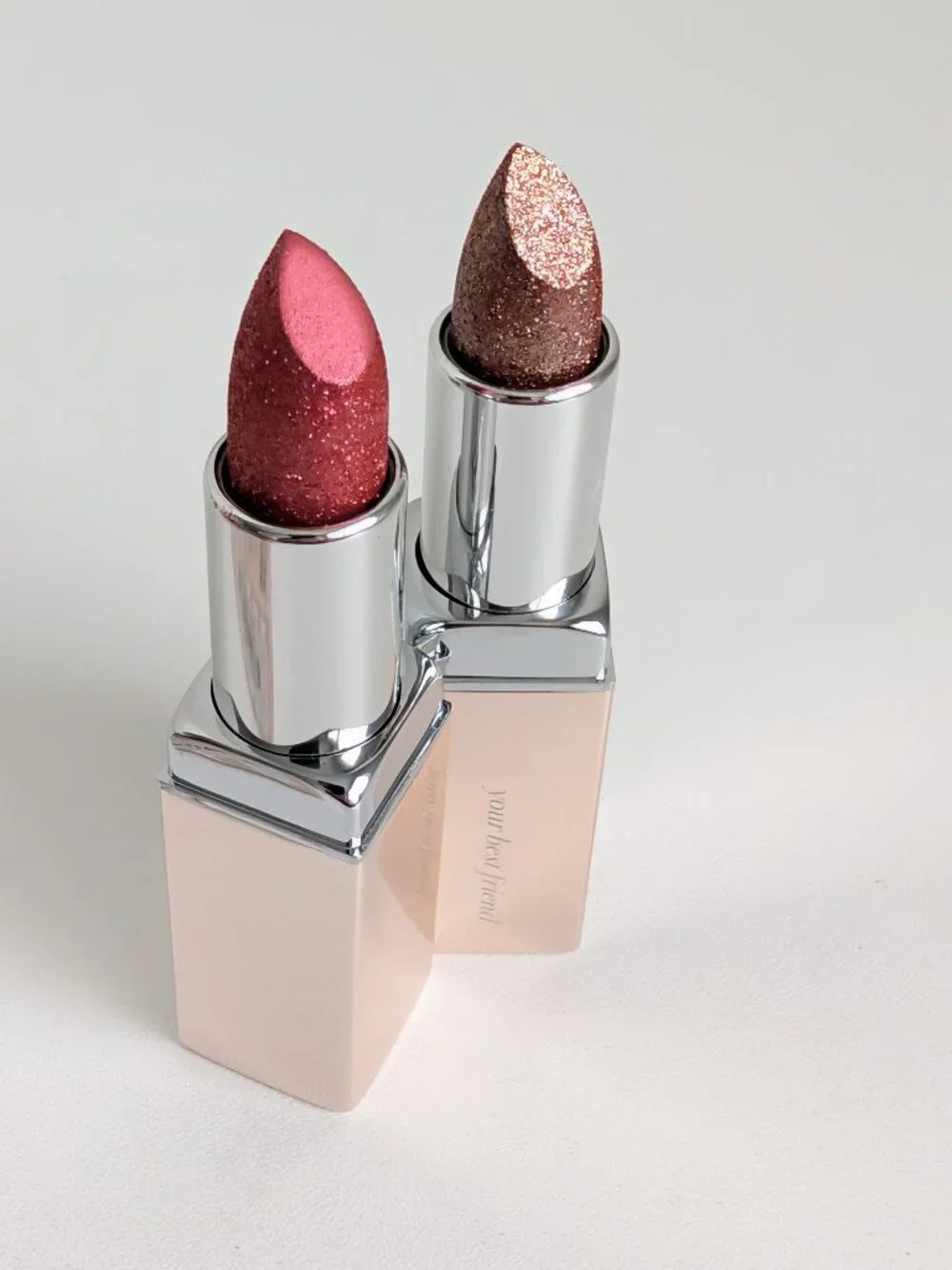 Ybf Your Best Friend Lipstick Set of 2 Vital Red & Constant Cinnamon Full Size